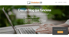 Desktop Screenshot of ciudadano2cero.com