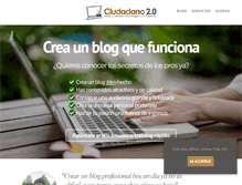 Tablet Screenshot of ciudadano2cero.com